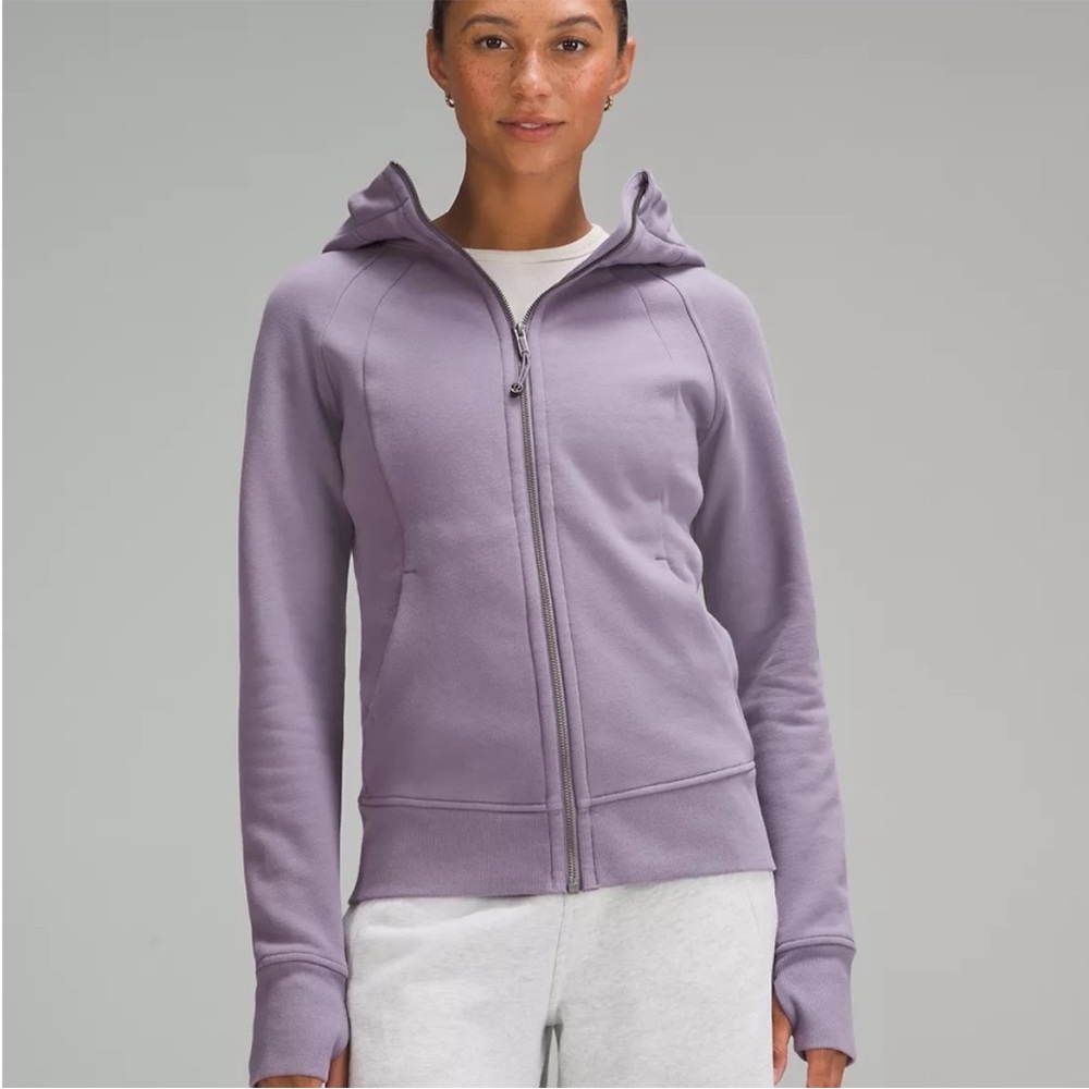 NWOT Lululemon scuba hoodie. Purple.
